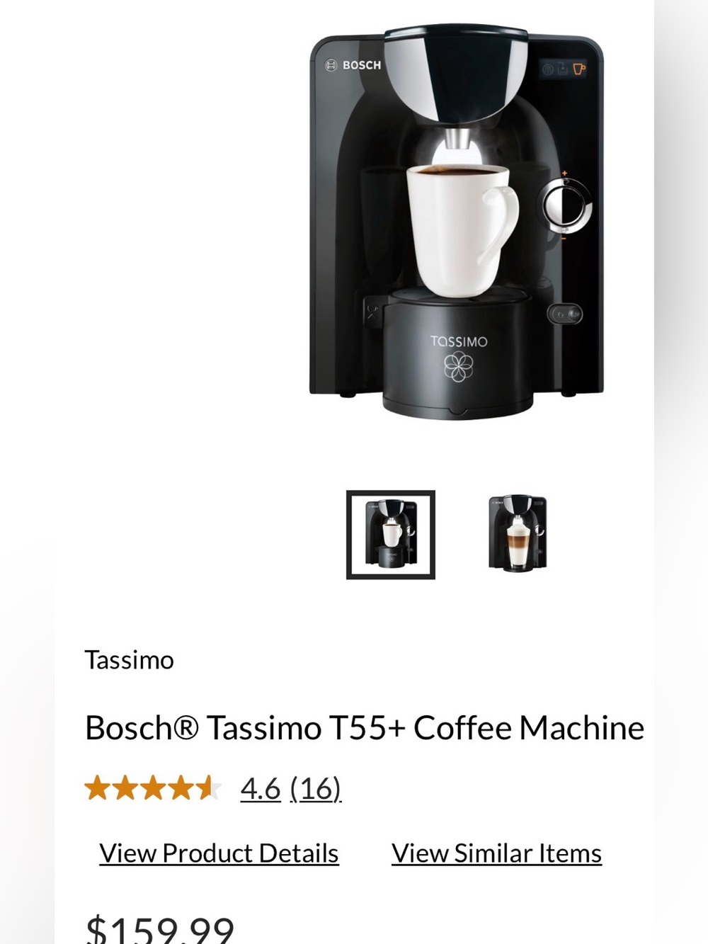 Bosch coffee machine